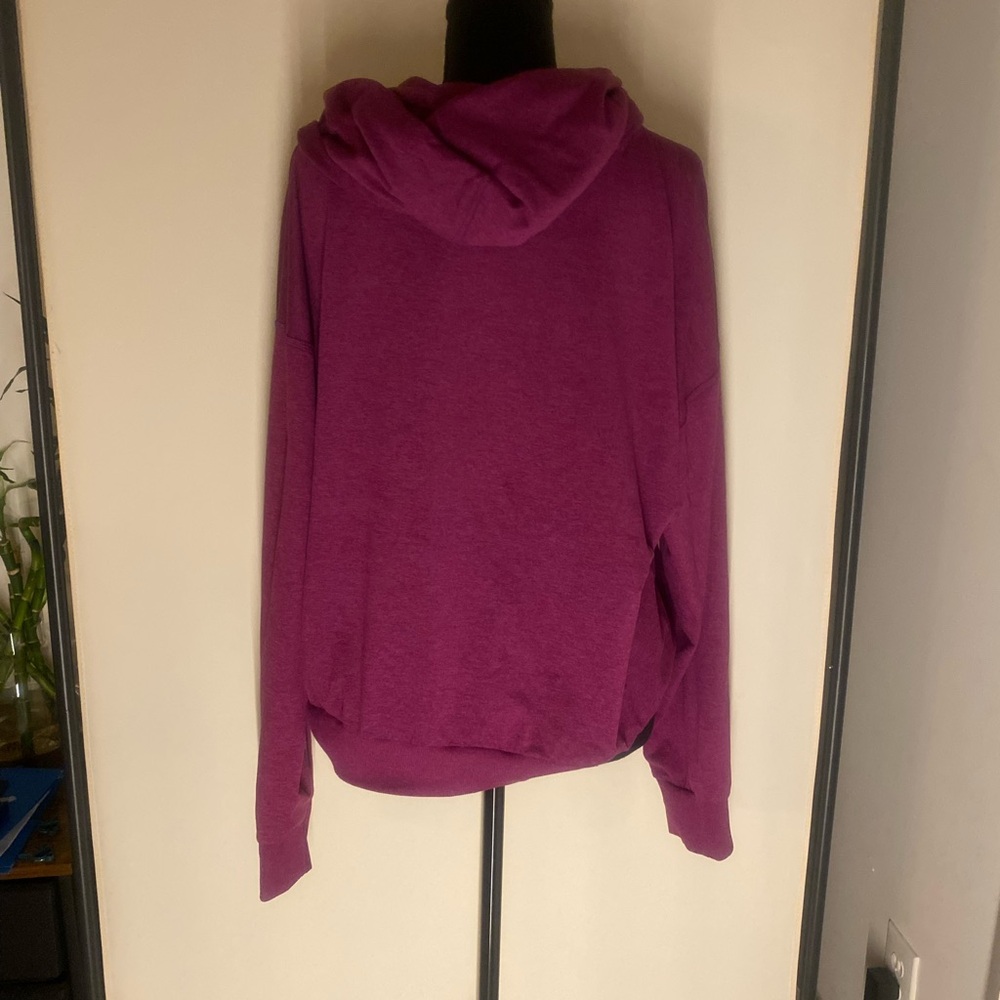 Vuori Magenta Hooded Pullover Sweatshirt - Picture 3 of 4